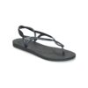 Havaianas LUNA Black Flat Sandals Women