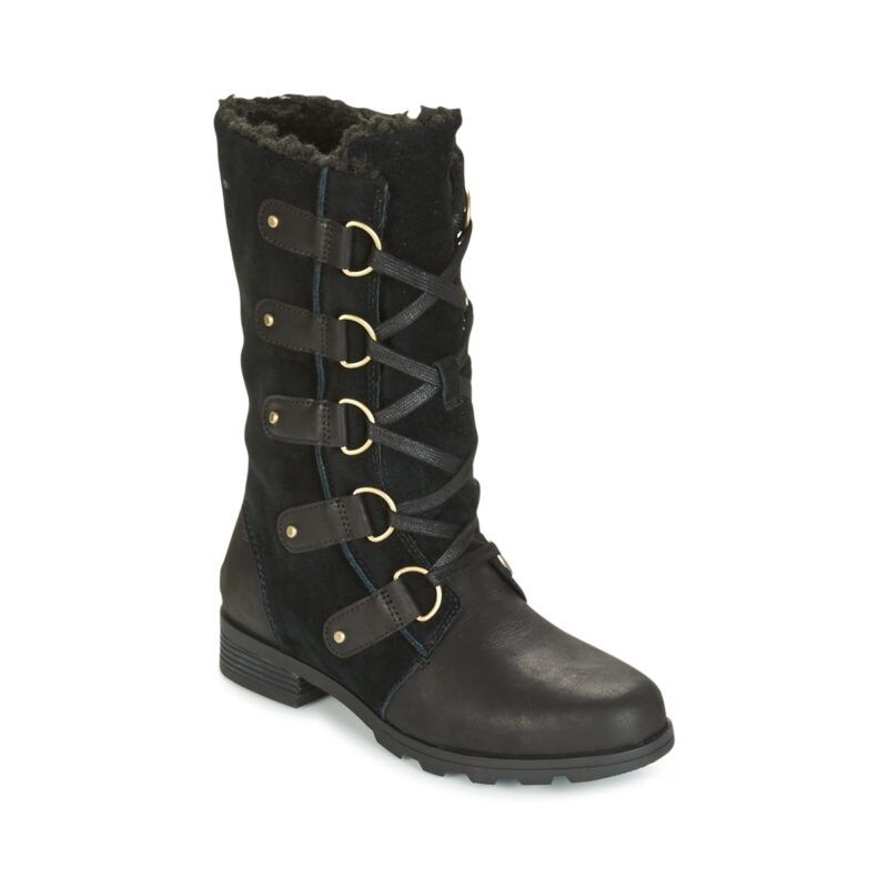 Sorel EMELIE LACE Schwarze Stiefeletten f&uuml;r Damen - Gr&ouml;&szlig;e 1