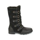 Sorel EMELIE LACE Schwarze Stiefeletten f&uuml;r Damen - Gr&ouml;&szlig;e 2
