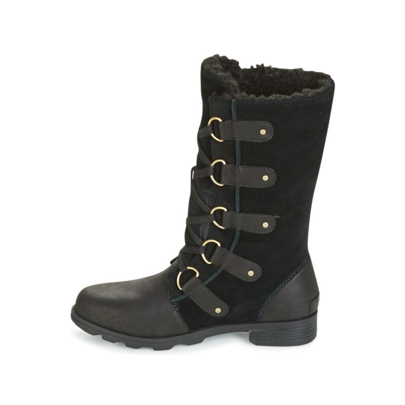 Sorel EMELIE LACE Schwarze Stiefeletten f&uuml;r Damen - Gr&ouml;&szlig;e 4