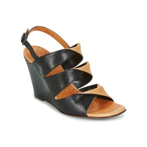 Chie Mihara Sandalias de cu&ntilde;a negras CRUSH para mujer