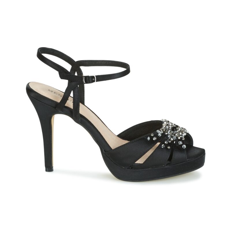 Menbur ALCAZR Black Heeled Sandals Women - 2