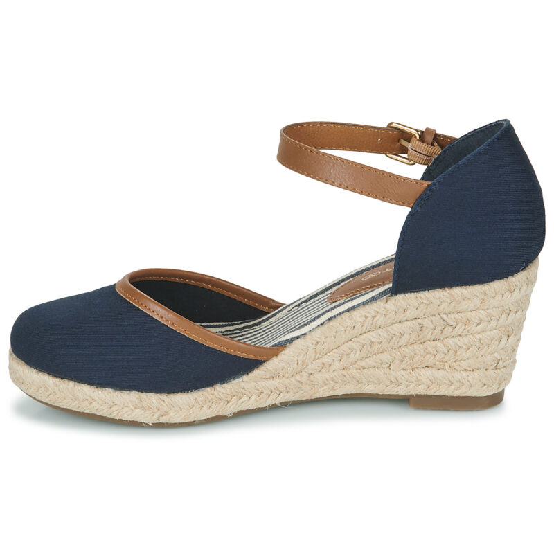 Tom Tailor ESKIM Keilsandalen, blau, Damen - Gr&ouml;&szlig;e 2