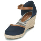 Tom Tailor ESKIM Keilsandalen, blau, Damen - Gr&ouml;&szlig;e 3