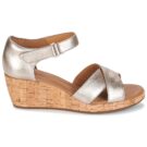 Clarks UN PLAZA CROSS Sandales compens&eacute;es Or Femme - 2