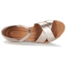 Clarks UN PLAZA CROSS Sandales compens&eacute;es Or Femme - 6