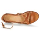 Casual Attitude COUTIL Brown Heeled Sandals Women - 6
