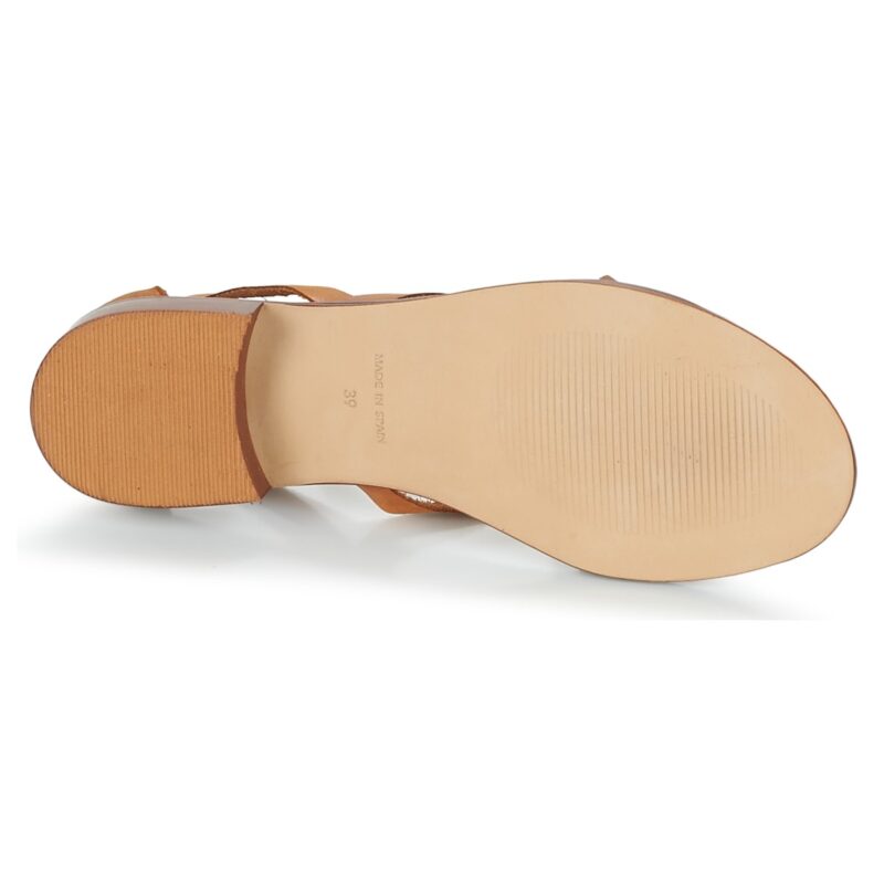 Casual Attitude COUTIL Brown Heeled Sandals Women - 7