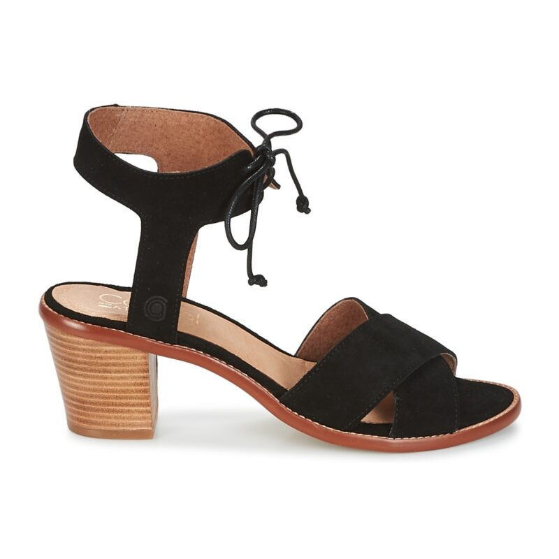 Casual Attitude ITELO Schwarze Sandaletten mit Absatz f&uuml;r Damen &ndash; Gr&ouml;&szlig;e 2