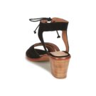 Casual Attitude ITELO Schwarze Sandaletten mit Absatz f&uuml;r Damen &ndash; Gr&ouml;&szlig;e 5