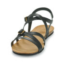 Casual Attitude ILMEM Schwarze flache Sandalen f&uuml;r Damen - Gr&ouml;&szlig;e 3