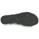 Casual Attitude ILMEM Schwarze flache Sandalen f&uuml;r Damen - Gr&ouml;&szlig;e 7