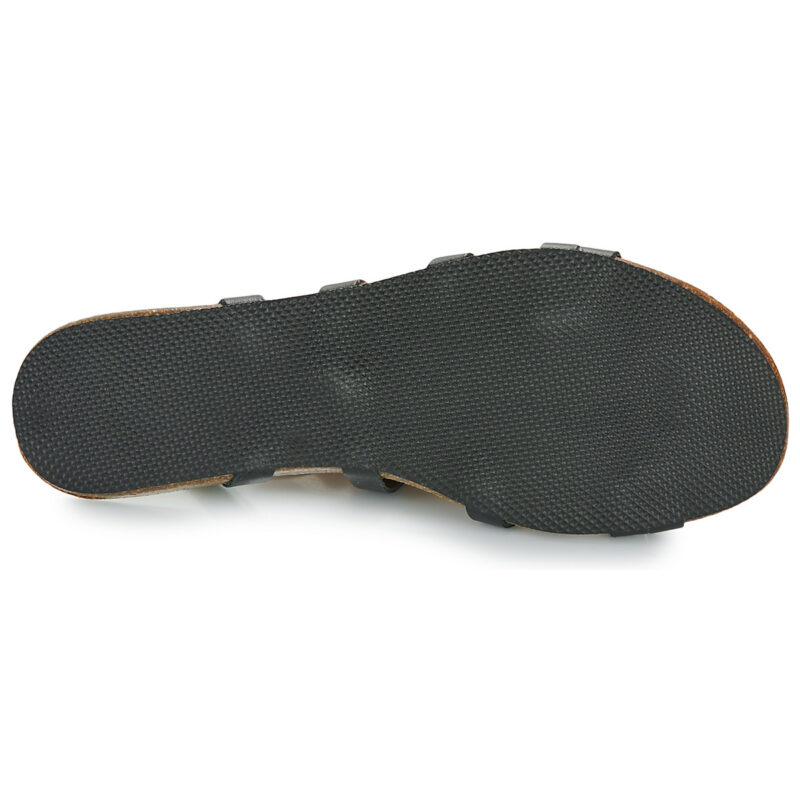 Casual Attitude ILMEM Schwarze flache Sandalen f&uuml;r Damen - Gr&ouml;&szlig;e 7