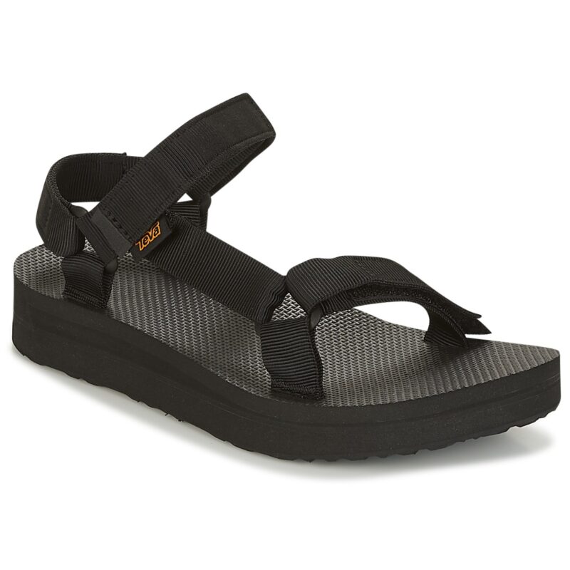 Teva MIDFORM UNIVERSAL Schwarz Keilabsatz Sandalen Damen - 1