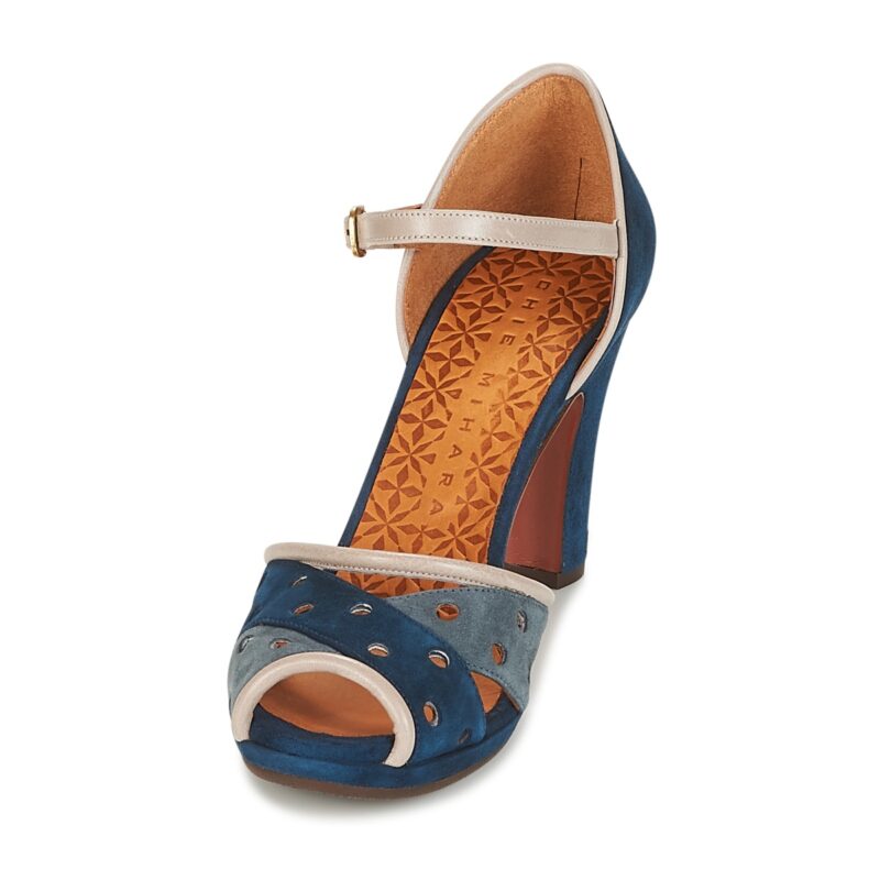 Chie Mihara Sandalias de tac&oacute;n azules AKAI para mujer - Talla 3