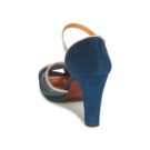 Chie Mihara Sandalias de tac&oacute;n azules AKAI para mujer - Talla 5