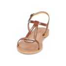 Les Tropeziennes par M.Belarbi HAMESS Braun Flache Sandalen Damen - 3