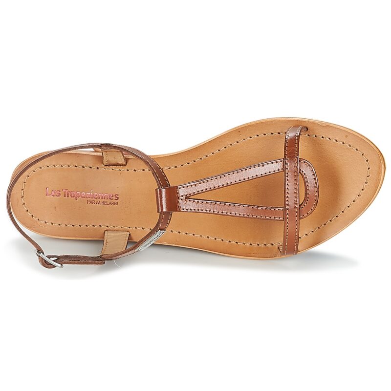Les Tropeziennes par M.Belarbi HAMESS Braun Flache Sandalen Damen - 6