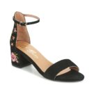 Betty London INNUMUTU Negro Sandalias de tac&oacute;n Mujer - 1