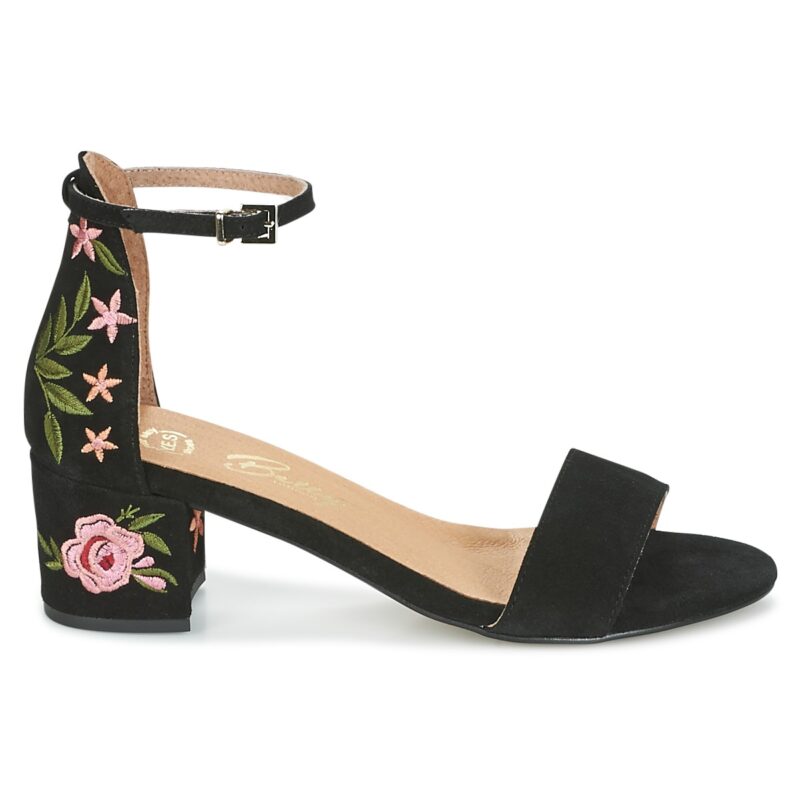 Betty London INNUMUTU Negro Sandalias de tac&oacute;n Mujer - 2