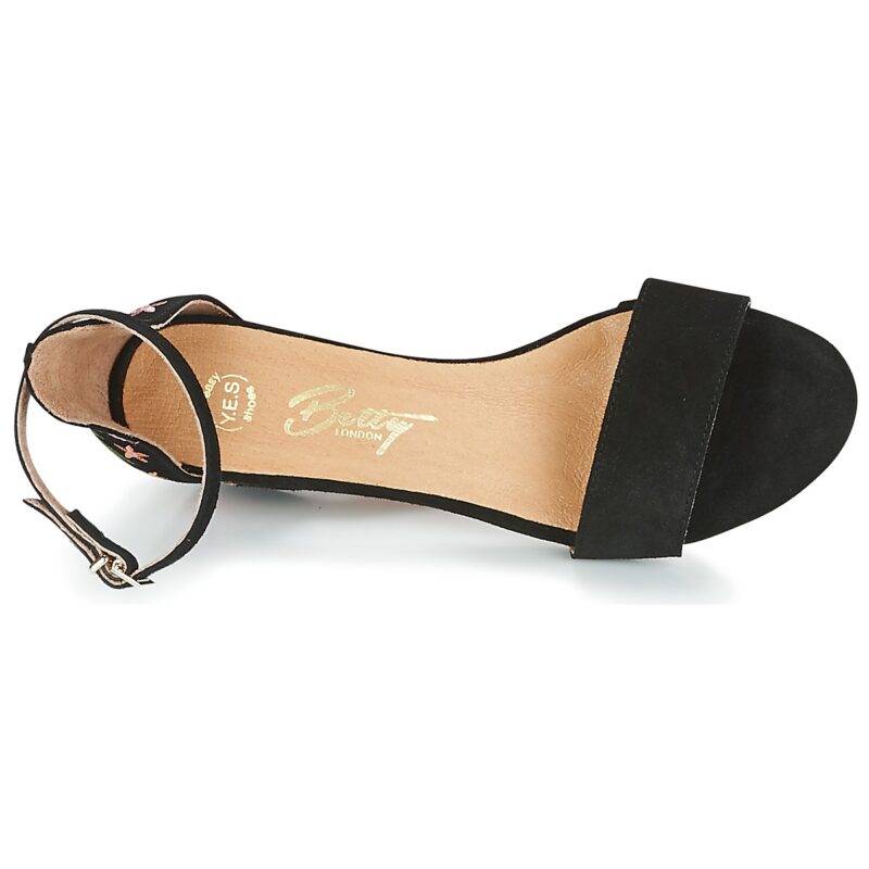 Betty London INNUMUTU Negro Sandalias de tac&oacute;n Mujer - 6