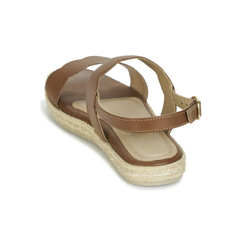 Betty London Sandalias planas marr&oacute;ns para mujer IKARO - 5