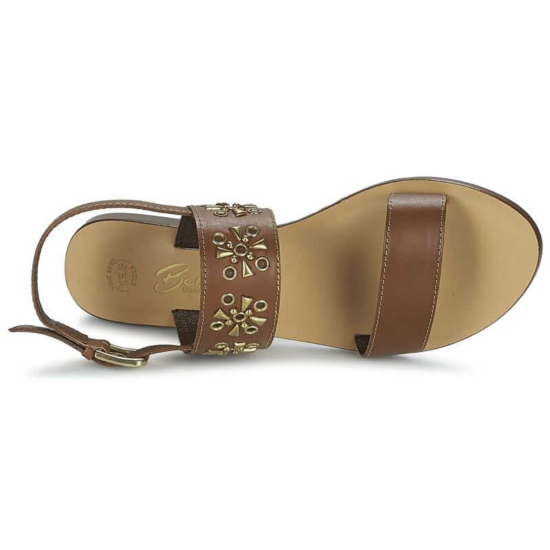 Betty London IKIMI Marr&oacute;n Sandalias Planas Mujer - 6