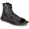 Airstep / A.S.98 RAMOS Noir Sandales plates Femme