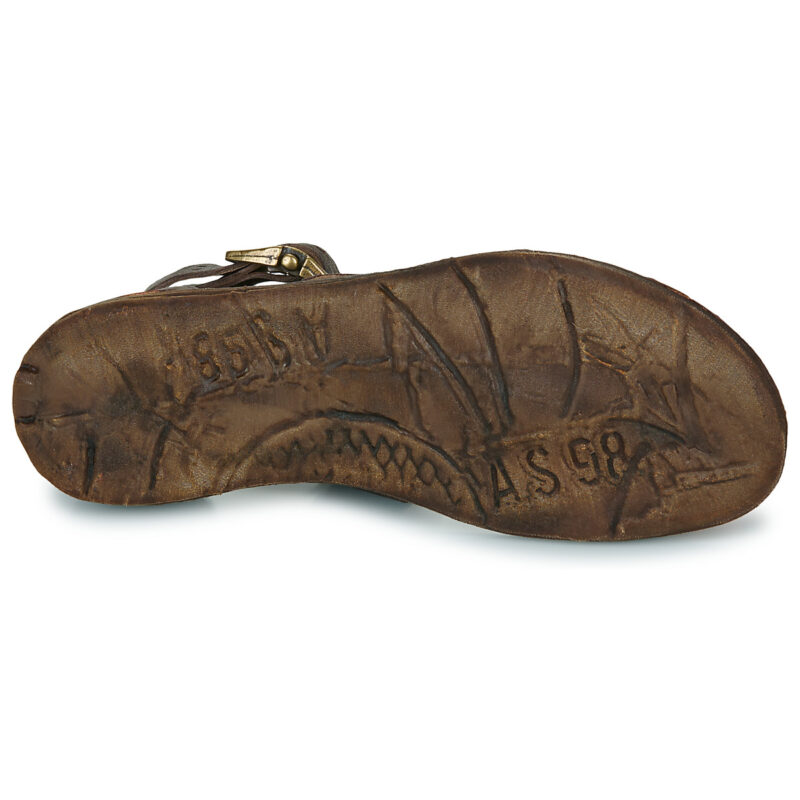 Airstep Sandales plates marron pour femmes AS98 RAMOS - Pointure 7