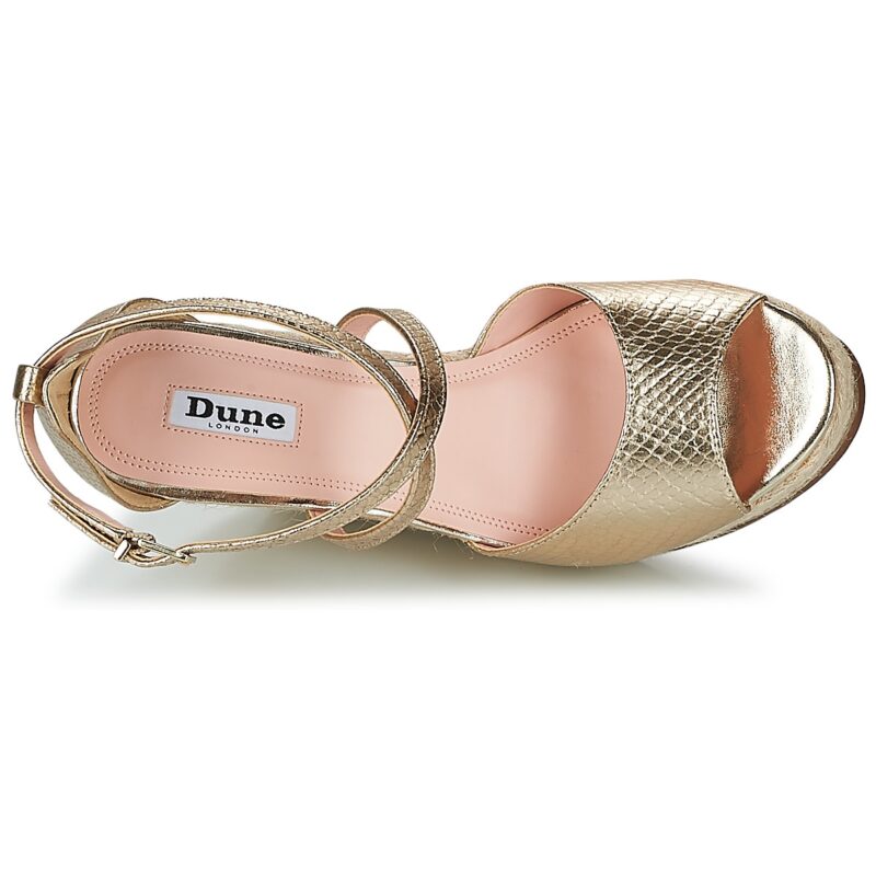 Dune London KANDIS Oro Sandali con zeppa Donna - 6