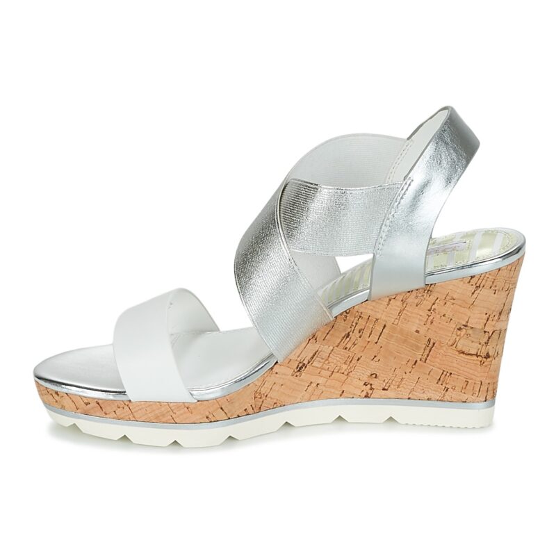 Dune London KALIFORNIA Argento Sandali con zeppa Donna - 4