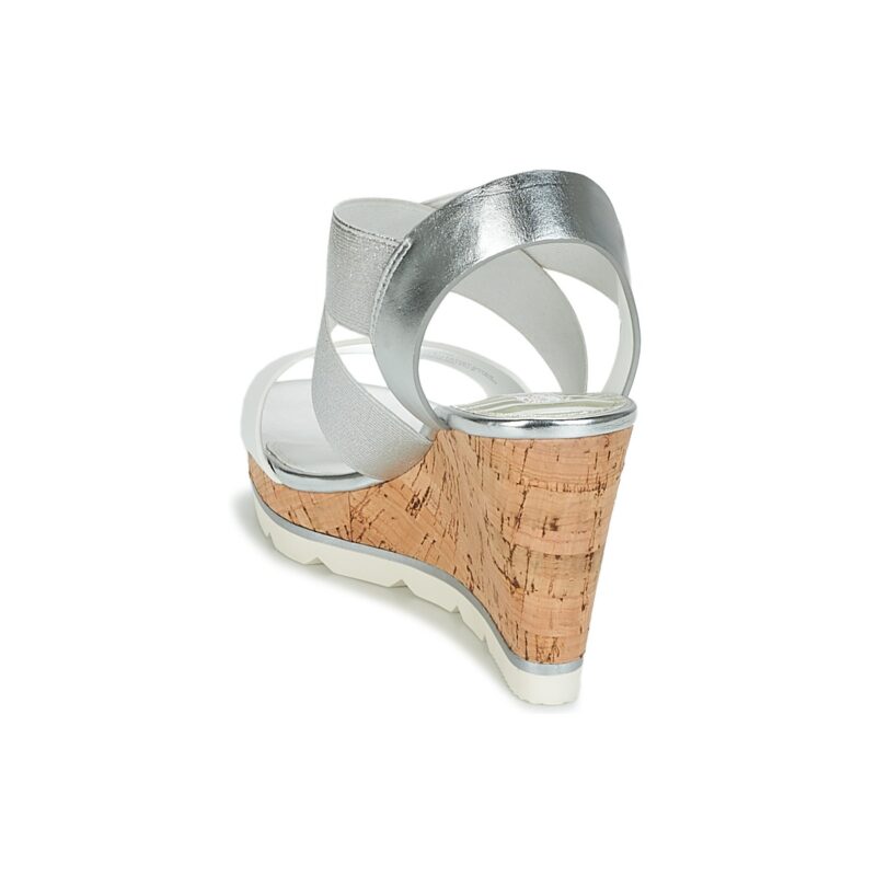 Dune London KALIFORNIA Argento Sandali con zeppa Donna - 5