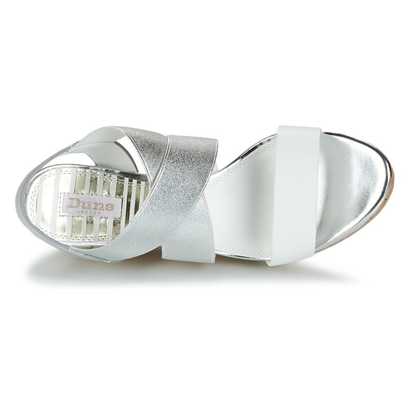 Dune London KALIFORNIA Argento Sandali con zeppa Donna - 6