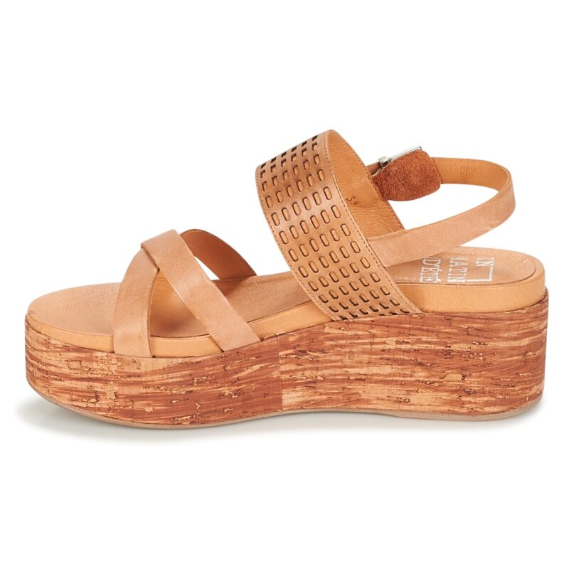 A Morning of Summer DAO Brown Wedge Sandals Women - 4