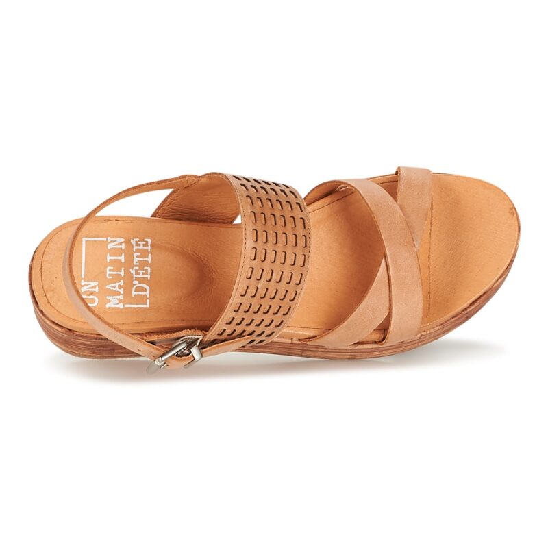 A Morning of Summer DAO Brown Wedge Sandals Women - 6