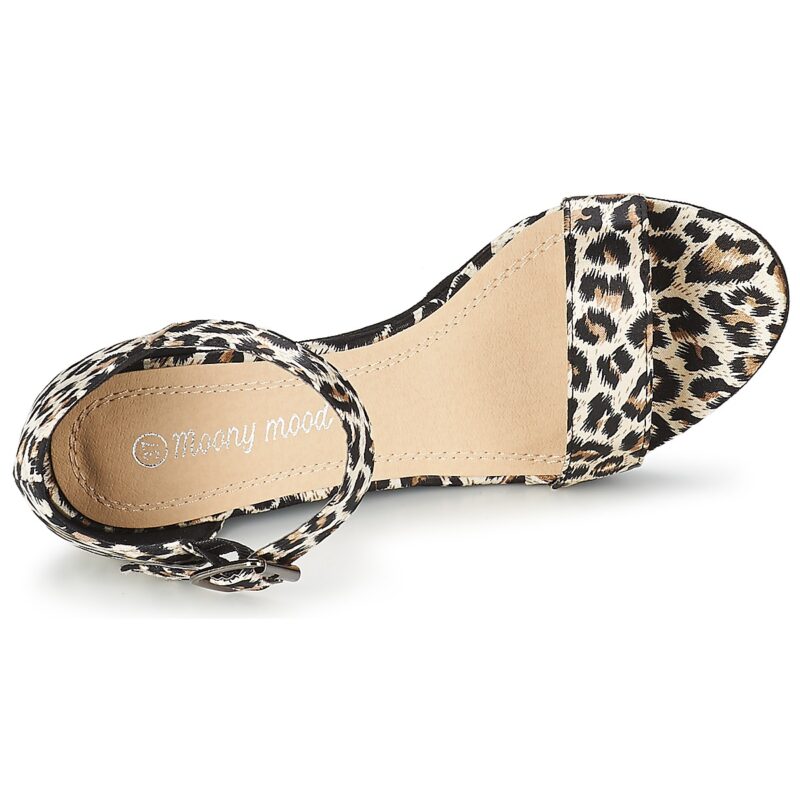 Moony Mood IVONGA Noir Sandales compens&eacute;es Femme - 6