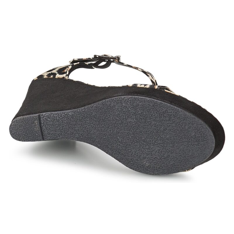 Moony Mood IVONGA Noir Sandales compens&eacute;es Femme - 7