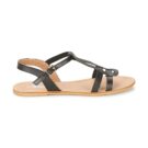 So Size DURAN Schwarze flache Sandalen f&uuml;r Damen - 2