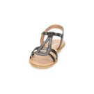 So Size DURAN Schwarze flache Sandalen f&uuml;r Damen - 3