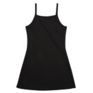 Kurzes M&auml;dchenkleid Calvin Klein Jeans STACK LOGO PUNTO STRAP Schwarzes kurzes Kleid f&uuml;r M&auml;dchen - 2