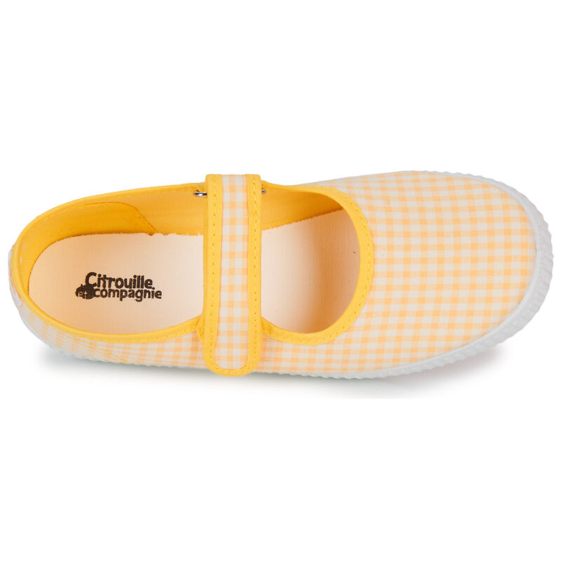 bambina ragazza Citrouille et Compagnie IVALYA Giallo Ballerine Bambina - 6
