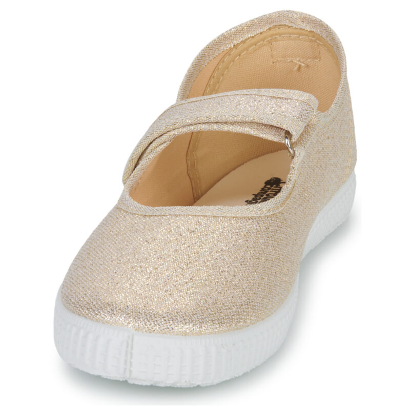 bambina ragazza Citrouille et Compagnie IVALYA Oro Ballerine Bambina - 3