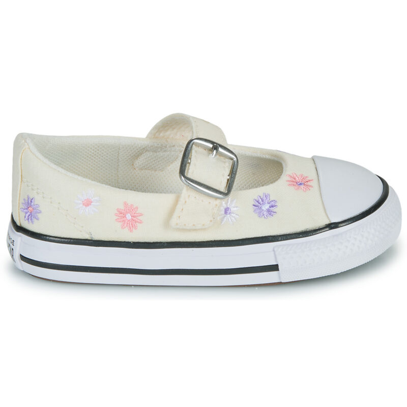 bambina ragazza Converse CHUCK TAYLOR ALL STAR DAINTY MARY JANE FLORAL EASY ON Beige Ballerine Bambina - 2