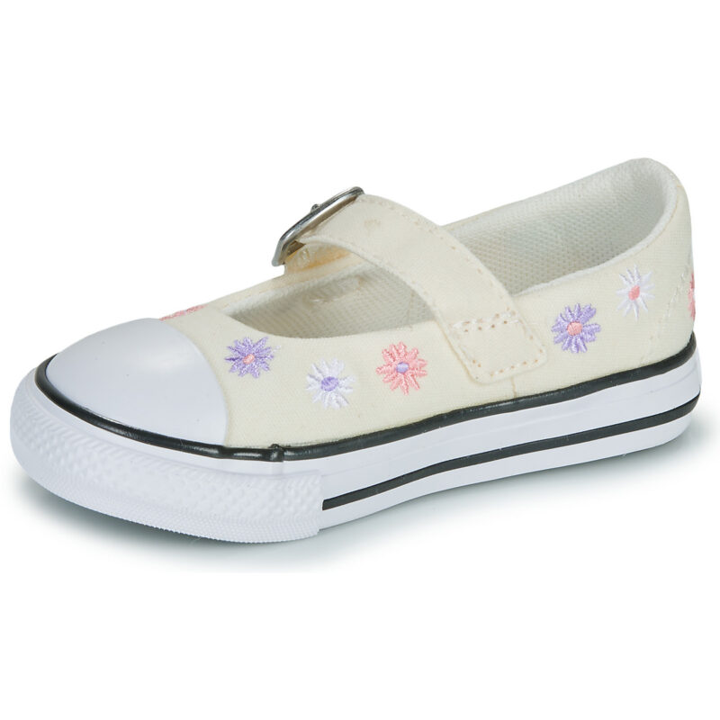 bambina ragazza Converse CHUCK TAYLOR ALL STAR DAINTY MARY JANE FLORAL EASY ON Beige Ballerine Bambina - 4