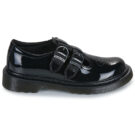petite fille Dr. Martens Ballerines noires Mono JT Bar Shoe 8065 pour filles - Pointure 2