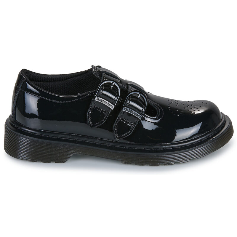 petite fille Dr. Martens Ballerines noires Mono JT Bar Shoe 8065 pour filles - Pointure 2
