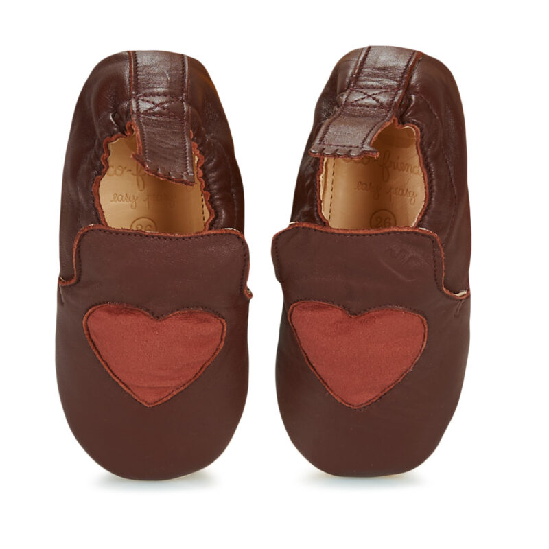 bambina ragazza Easy Peasy BLUBLU COEUR Bordeaux Ballerine Bambina - 2