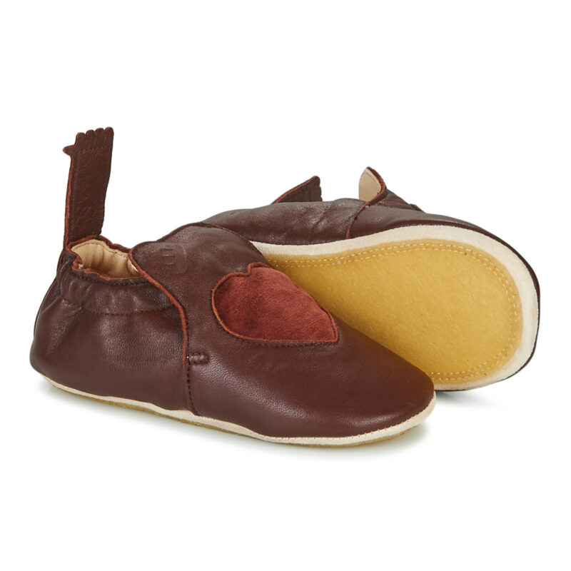 bambina ragazza Easy Peasy BLUBLU COEUR Bordeaux Ballerine Bambina - 3
