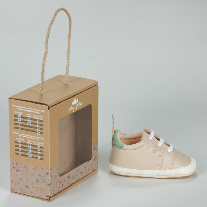 ni&ntilde;a ni&ntilde;a Easy Peasy MY BLUBLU BASKET LACET Beige Bailarinas Ni&ntilde;a - 6