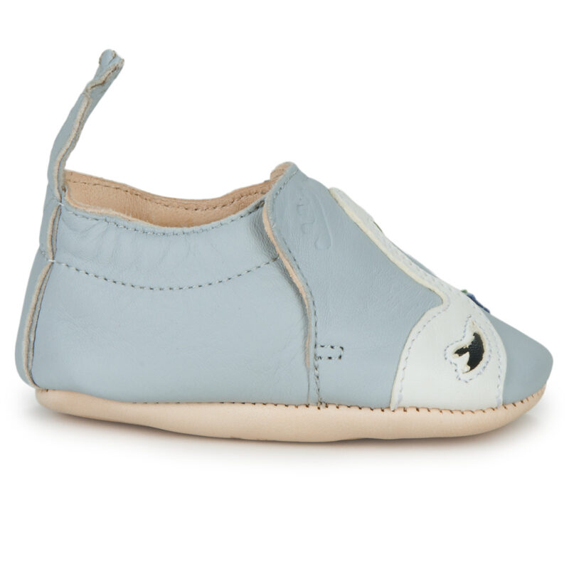 child girl Easy Peasy MY BLUMOO CYCOGNE Blue Ballet Flats for Girls - 5